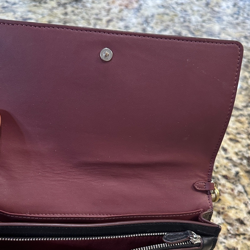 Coach vintage Brown and Black Animal Print Crossbody Bag - Picture 5 of 6